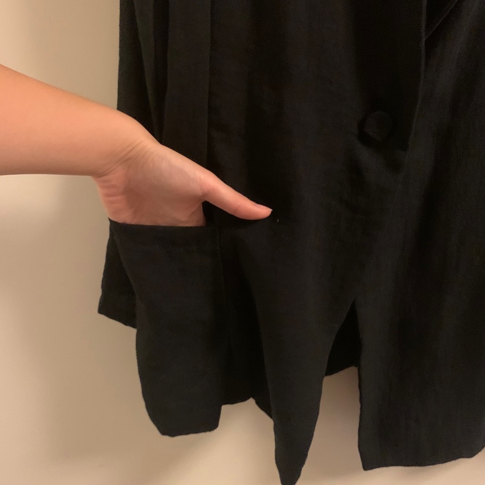 Oversized drape blazer jacket - Picture 5 of 6